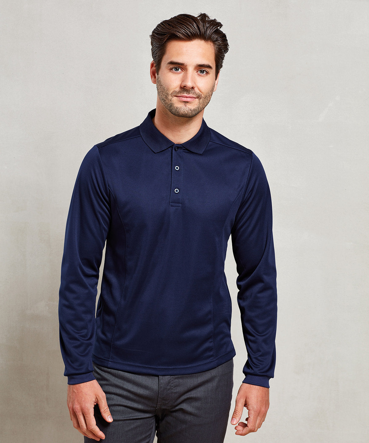 Premier Long Sleeve Coolchecker® Piqué Polo