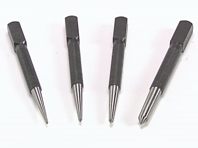 Priory 44-SC4 Centre Punch Set, 4 Piece