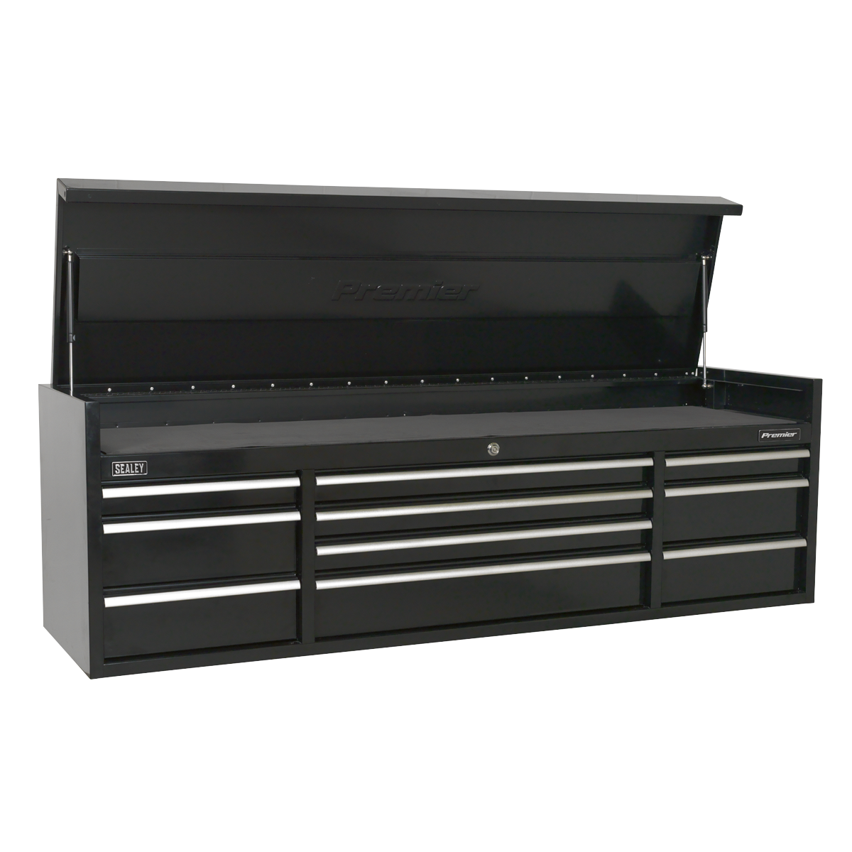 Sealey Topchest 10 Drawer 1830mm Heavy-Duty Black