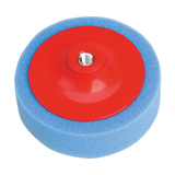 Sealey Buffing & Polishing Foam Head Ø150 x 50mm M14 x 2mm Blue/Medium