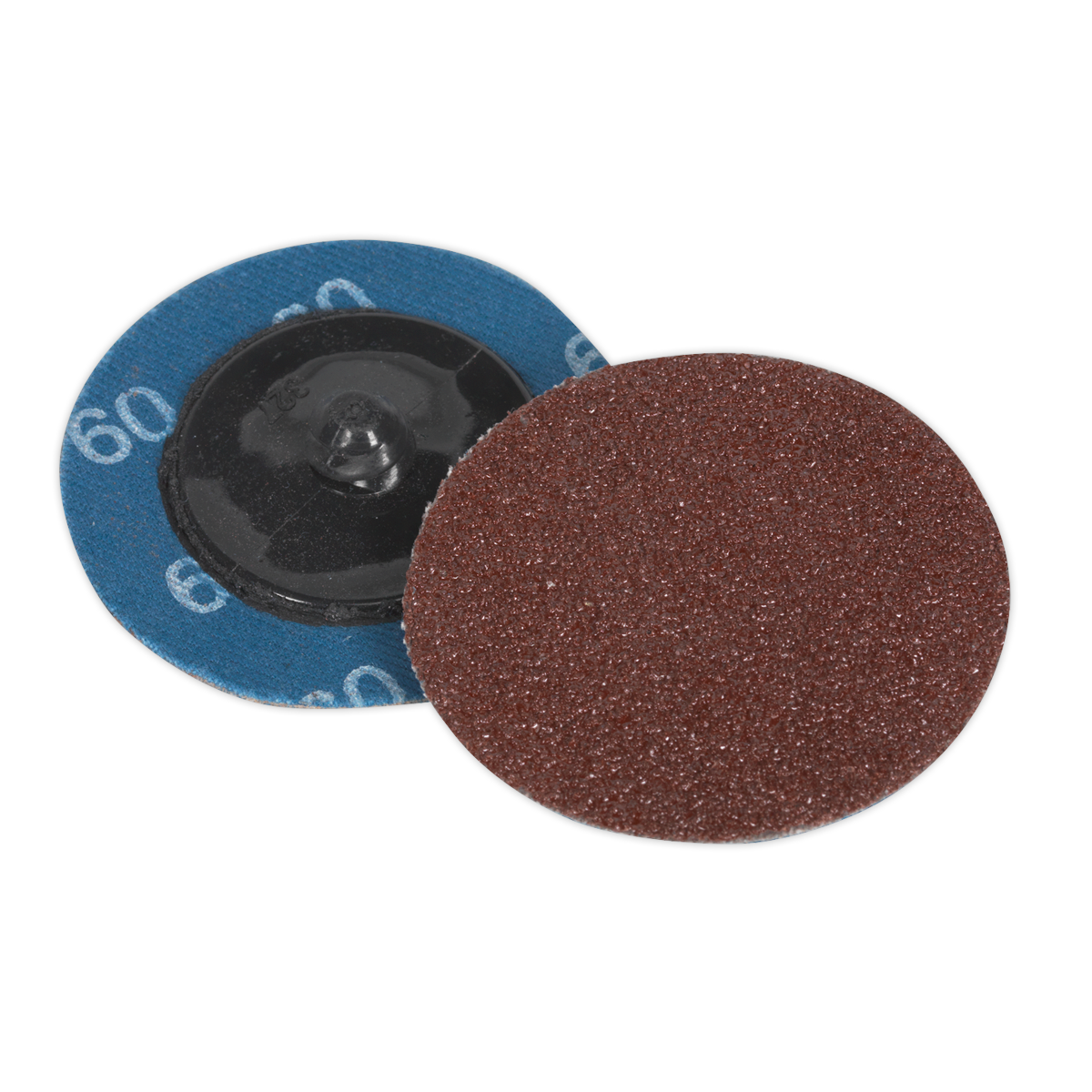 Sealey Quick-Change Sanding Disc Ø50mm 60Grit Pack of 10