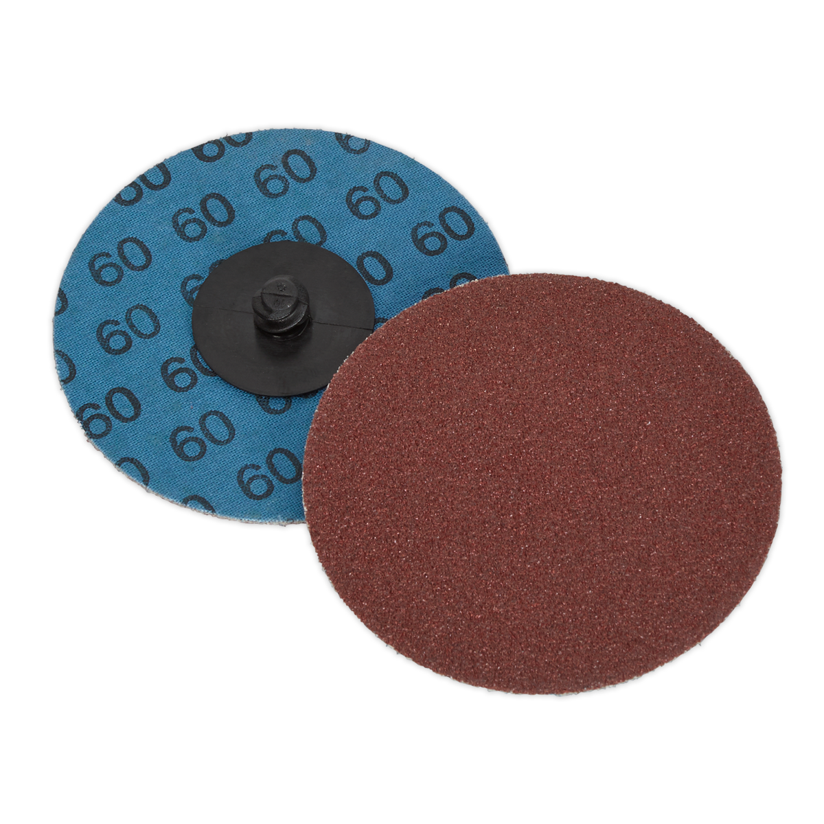 Sealey Quick-Change Sanding Disc Ø75mm 60Grit Pack of 10