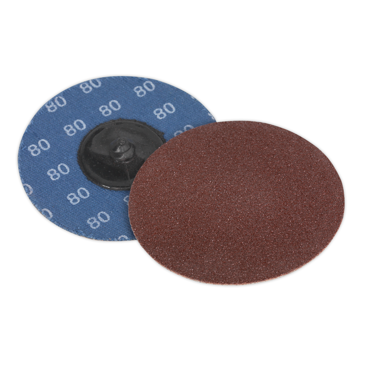 Sealey Quick-Change Sanding Disc Ø75mm 80Grit Pack of 10