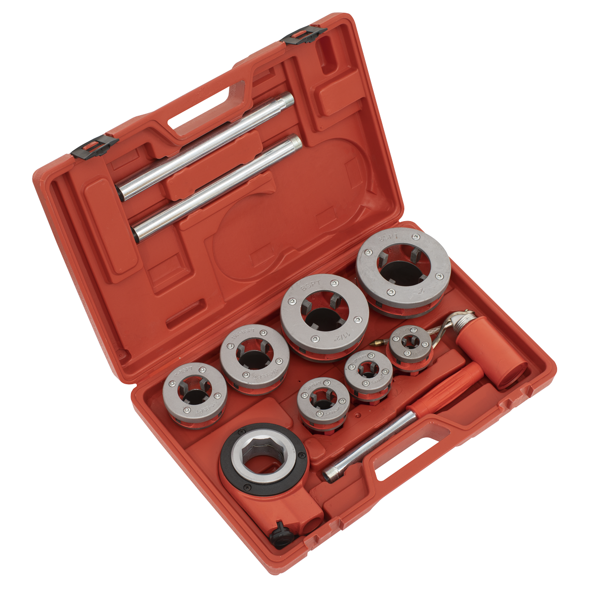 Sealey Pipe Threading set 7pc 3/8"- 2"BSPT