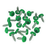 Sealey Green Numberplate Screws 4.8 x 18mm - Pack of 50
