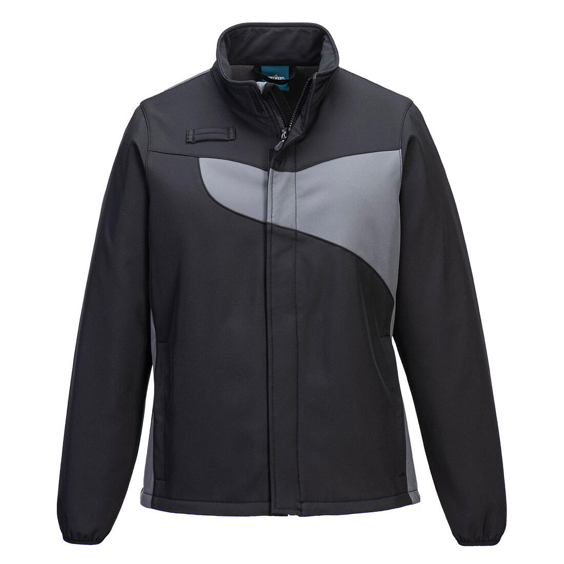 Portwest PW2 Women's Softshell (2L) #colour_black-zoom-grey