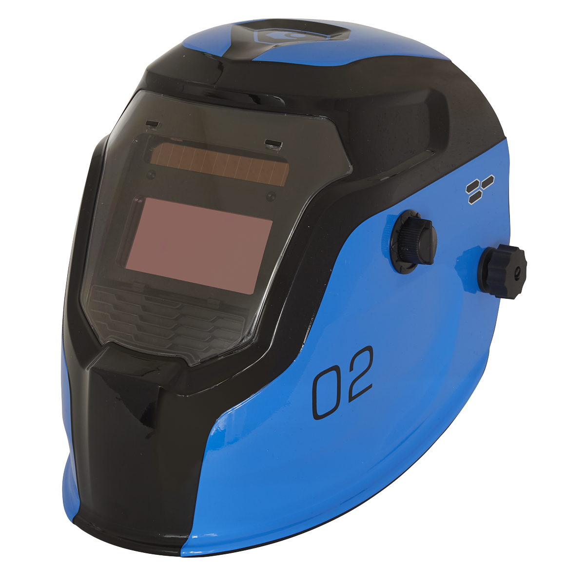 Sealey Auto Darkening Welding Helmet - Shade 9-13 - Blue