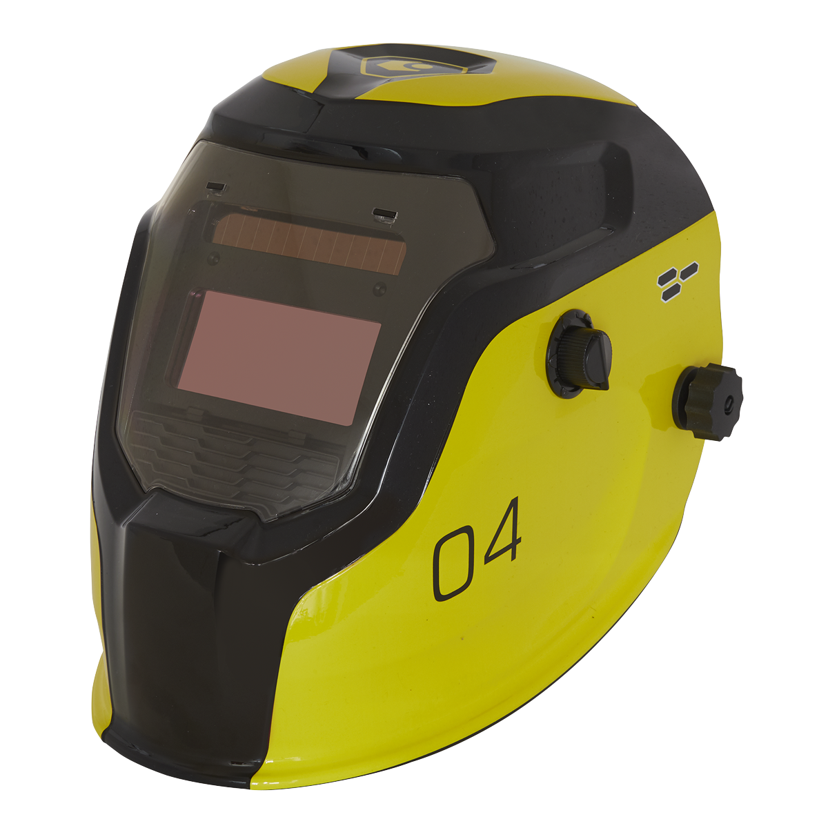 Sealey Auto Darkening Welding Helmet - Shade 9-13 - Yellow