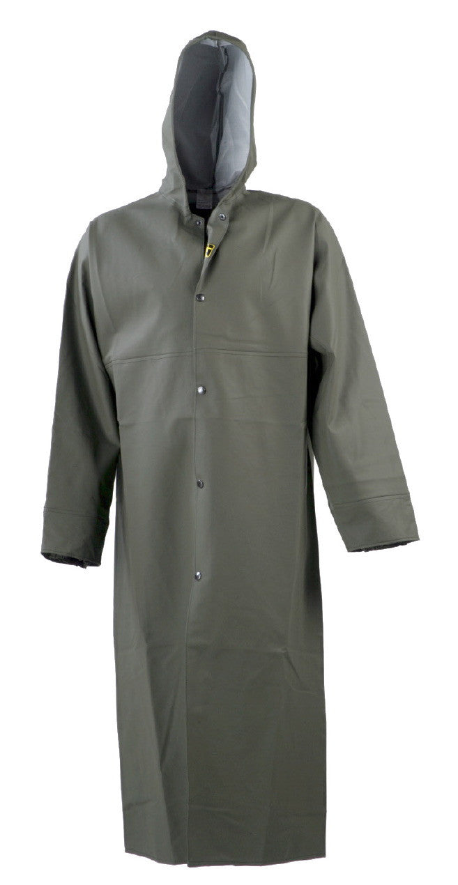 Guy Cotten Long Coat with Hood Glentex Fabric