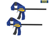 IRWIN® Quick-Grip® Mini Bar Clamp Twin Pack 150mm (6in)