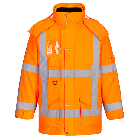 Portwest RWS Hi-Vis 3-in-1 Traffic Jacket #colour_orange