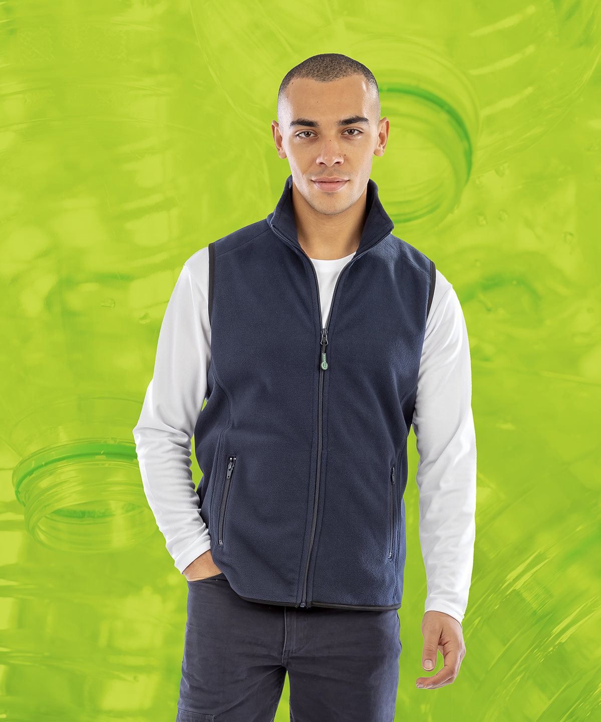 Result Genuine Recycled Recycled Fleece Polarthermic Bodywarmer