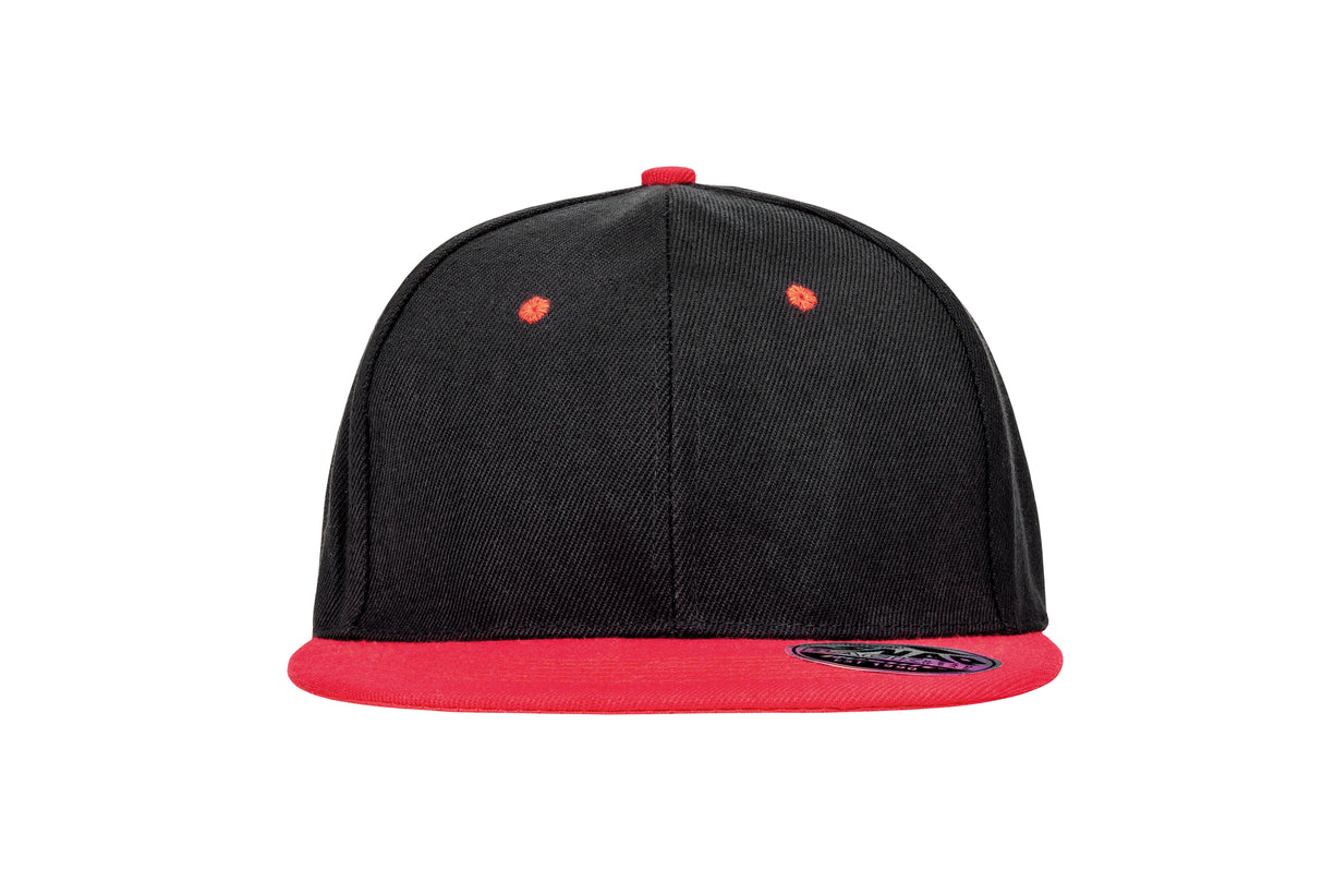 Result Headwear Bronx Original Flat Peak Snapback Dual Colour Cap