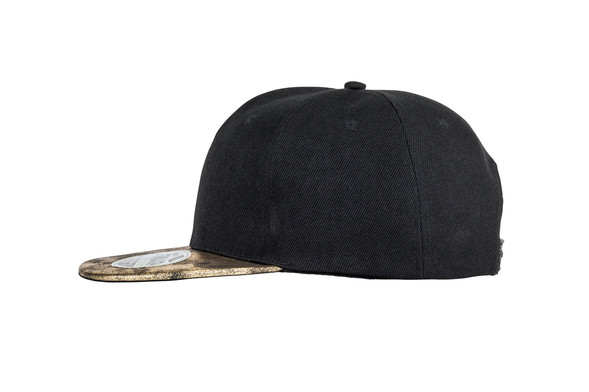 Result Headwear Bronx Glitter Flat Peak Snapback Cap