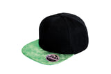 Result Headwear Bronx Glitter Flat Peak Snapback Cap