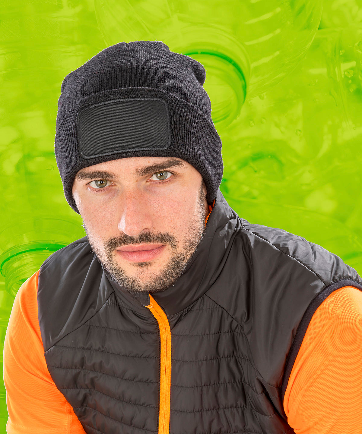 Result Genuine Recycled Recycled Double Knit Printers Beanie