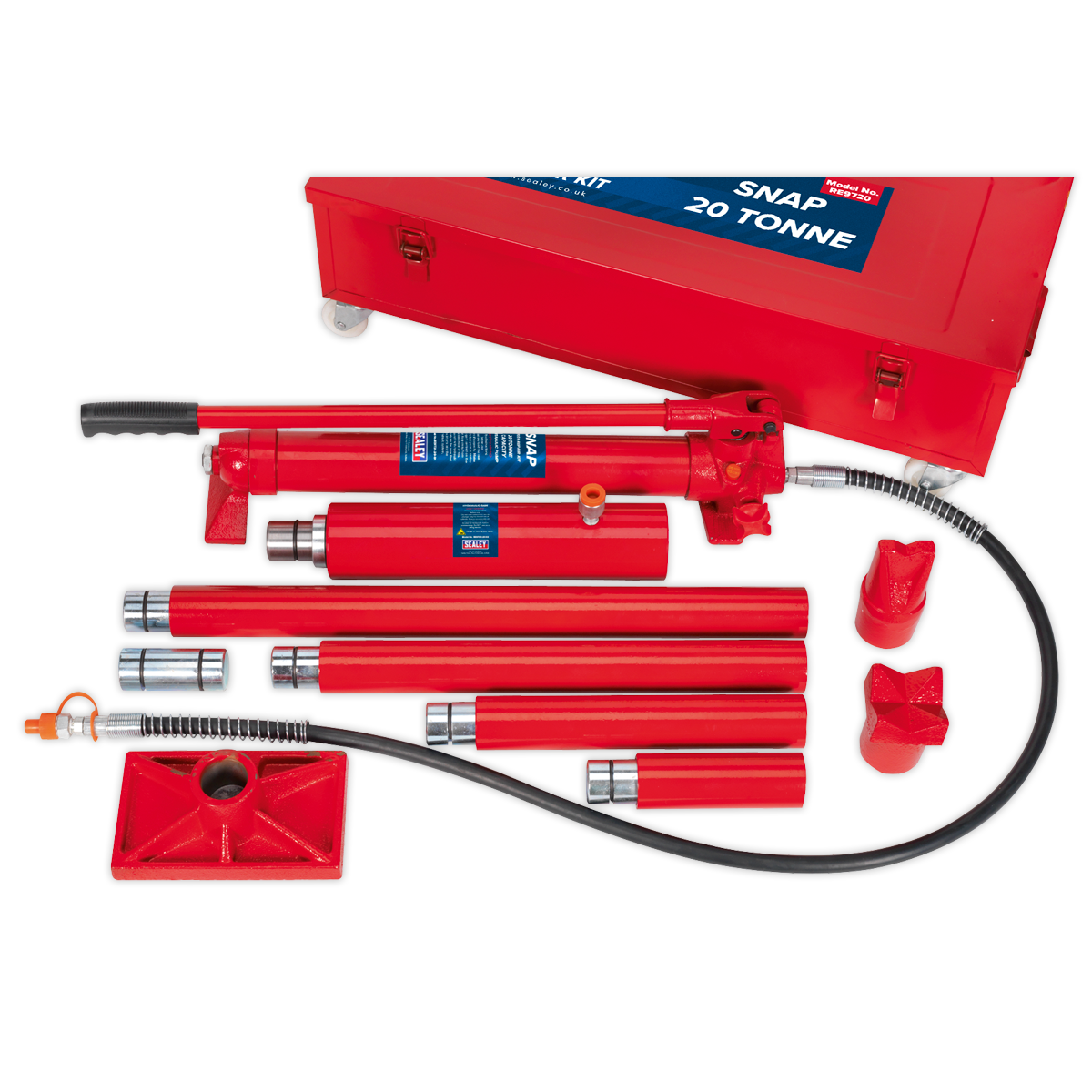 Sealey Hydraulic Body Repair Kit 20 Tonne Snap Type