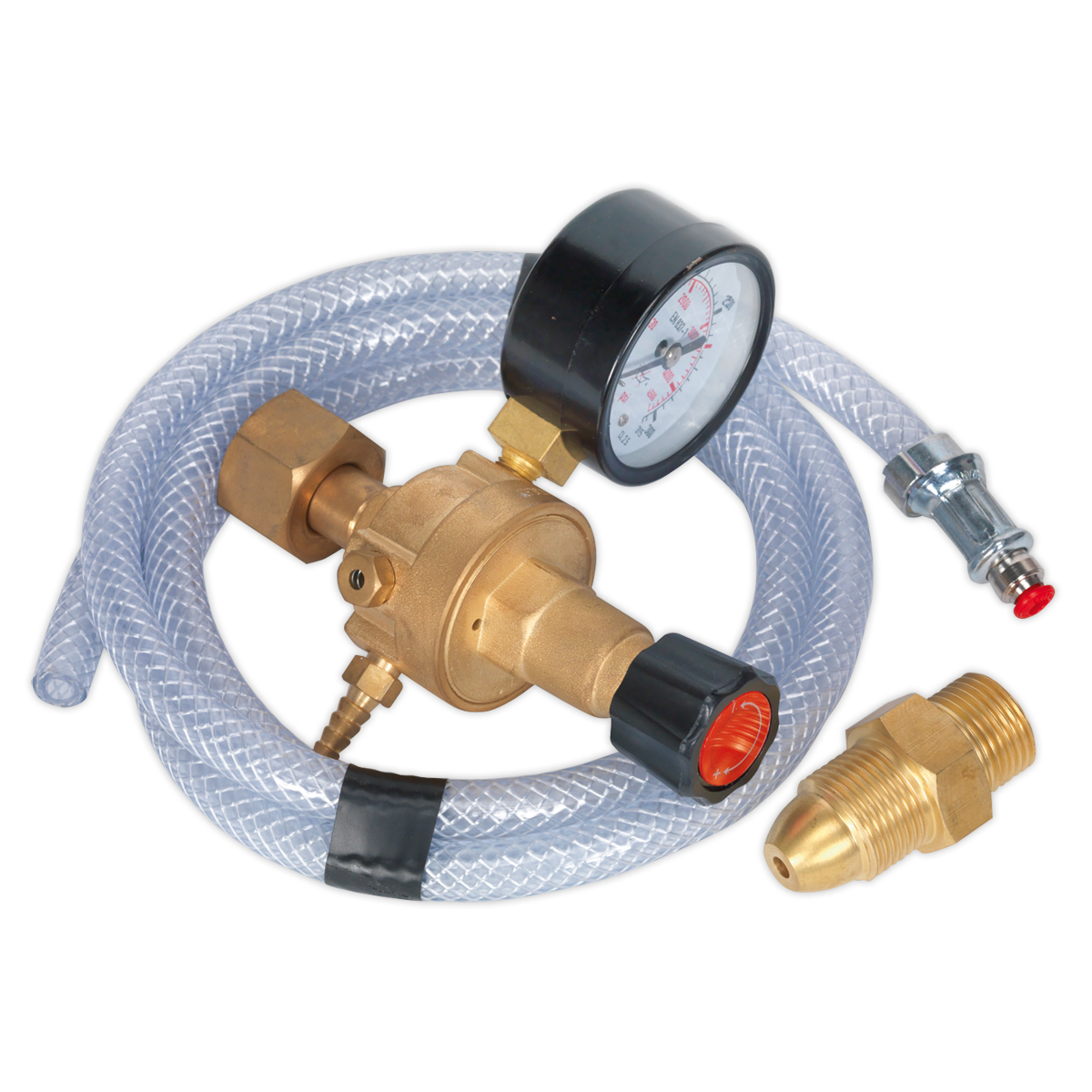 Sealey MIG Gas Regulator Kit 1-Gauge Regulator Industrial