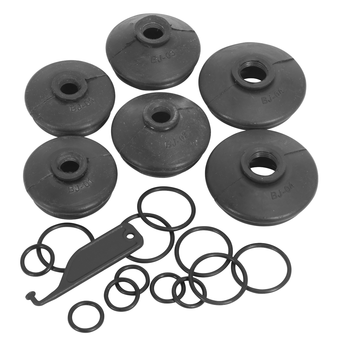 Sealey Ball Joint Dust Covers - Car Pack of 6 Assorted