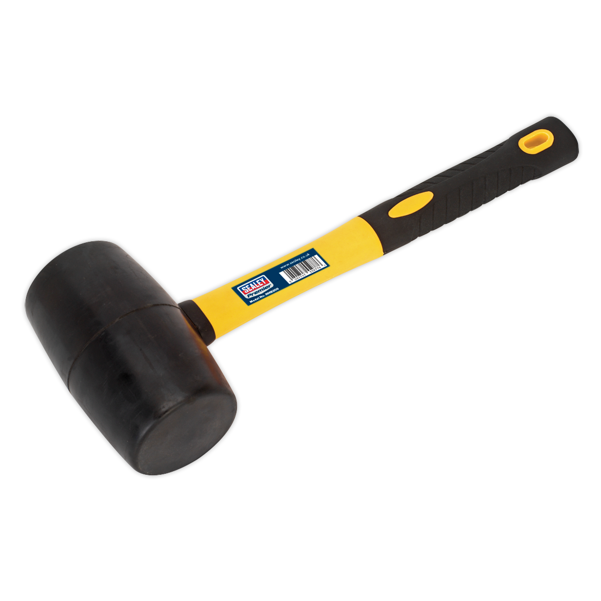 Sealey Rubber Mallet 2lb with Fibreglass Shaft