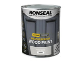 Ronseal 10 Year Weatherproof Wood Paint Grey Stone Satin 750ml