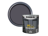 Ronseal 10 Year Weatherproof Wood Paint Grey Satin 750ml