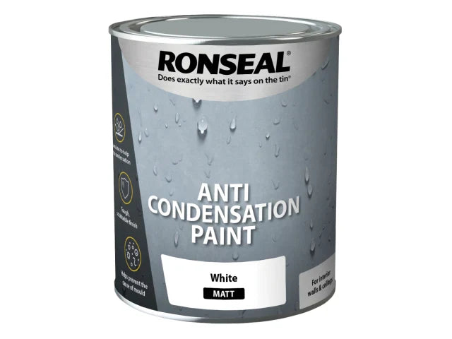 Ronseal Anti Condensation Paint White Matt 750ml