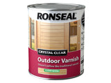 Ronseal Crystal Clear Outdoor Varnish Satin 750ml