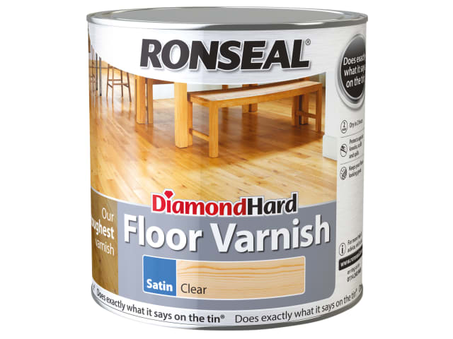 Ronseal Diamond Hard Floor Varnish Gloss 2.5 litre