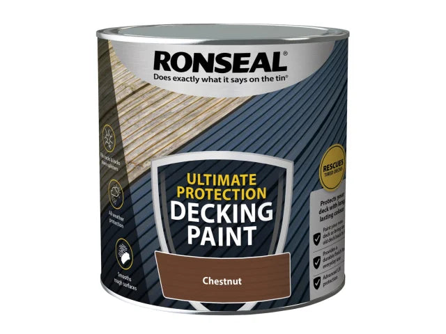 Ronseal Ultimate Protection Decking Paint Chestnut 2.5 litre