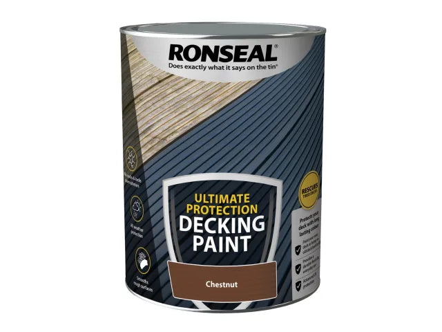 Ronseal Ultimate Protection Decking Paint Chestnut 5 litre