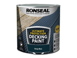 Ronseal Ultimate Protection Decking Paint Deep Blue 2.5 litre