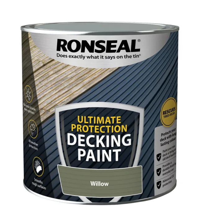 Ronseal Ultimate Protection Decking Paint Willow 2.5 litre