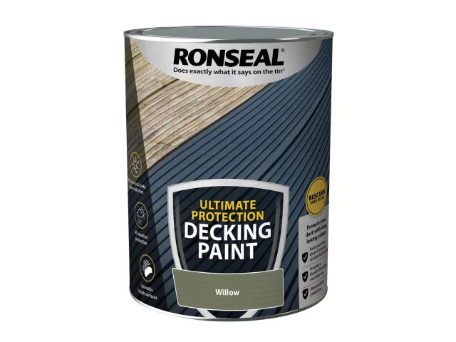 Ronseal Ultimate Protection Decking Paint Willow 5 litre