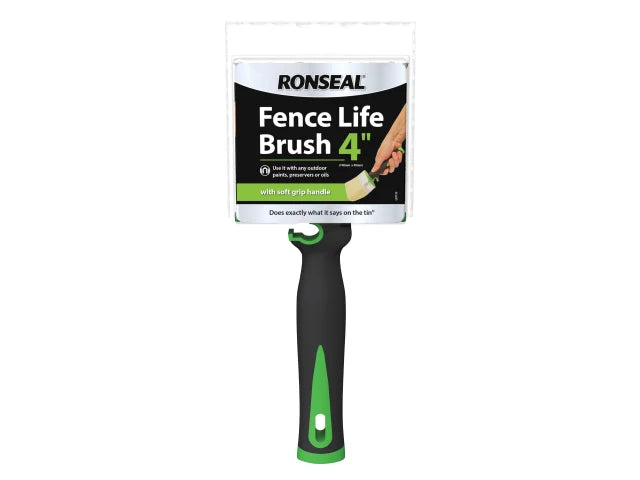 Ronseal Soft Grip Fence Life Brush 100 x 40mm