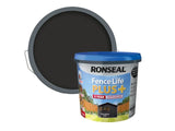 Ronseal Fence Life Plus+ Tudor Black Oak 5 litre