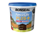 Ronseal Fence Life Plus+ Dark Oak 5 litre