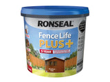 Ronseal Fence Life Plus+ Medium Oak 5 litre