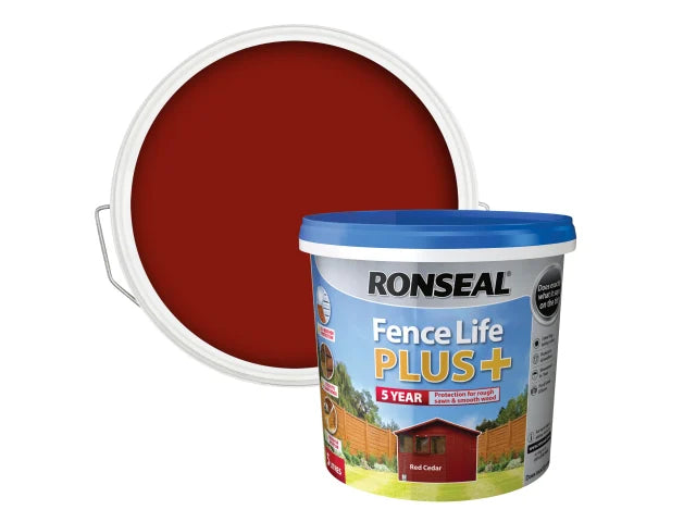 Ronseal Fence Life Plus+ Red Cedar 5 litre