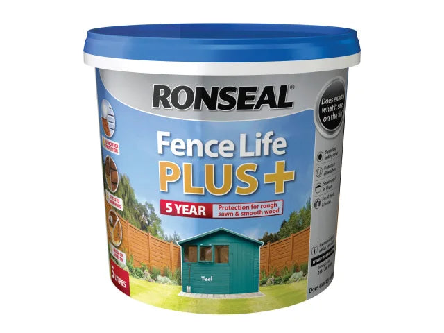 Ronseal Fence Life Plus+ Teal 5 litre