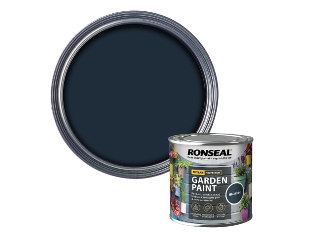 Ronseal Garden Paint Blackbird 250ml