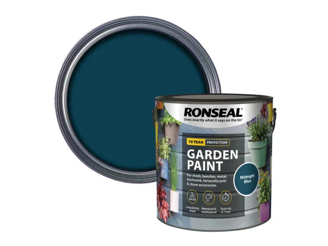 Ronseal Garden Paint Midnight Blue 2.5 litre