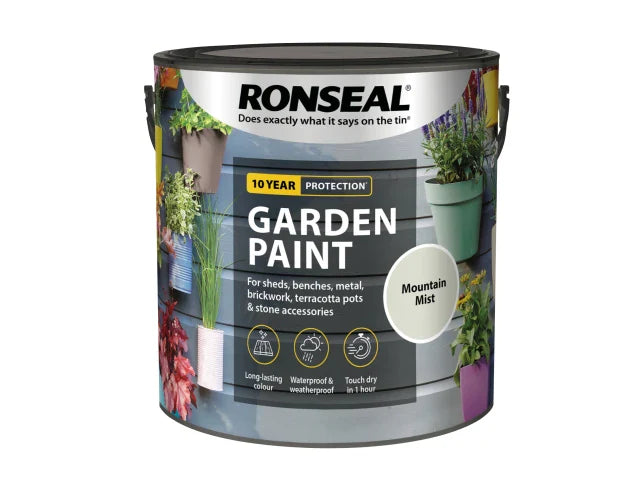 Ronseal Garden Paint Mountain Mist 2.5 litre