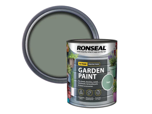 Ronseal Garden Paint Sage 750ml