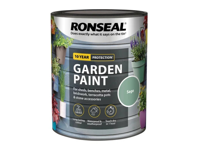 Ronseal Garden Paint Sage 750ml