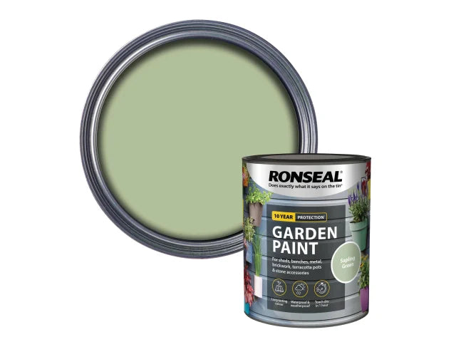 Ronseal Garden Paint Sapling Green 750ml