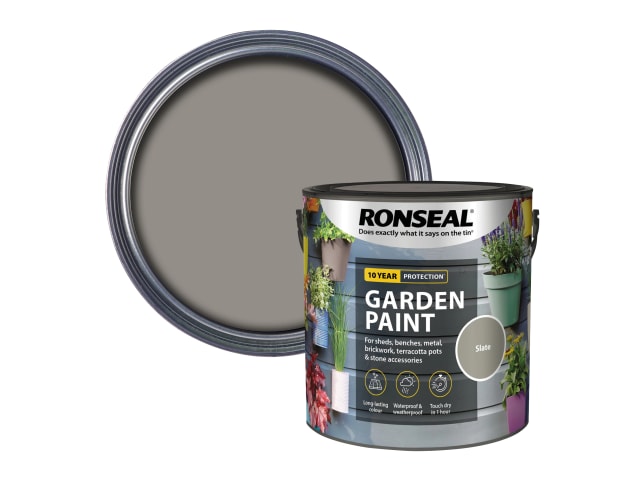 Ronseal Garden Paint Slate 2.5 litre