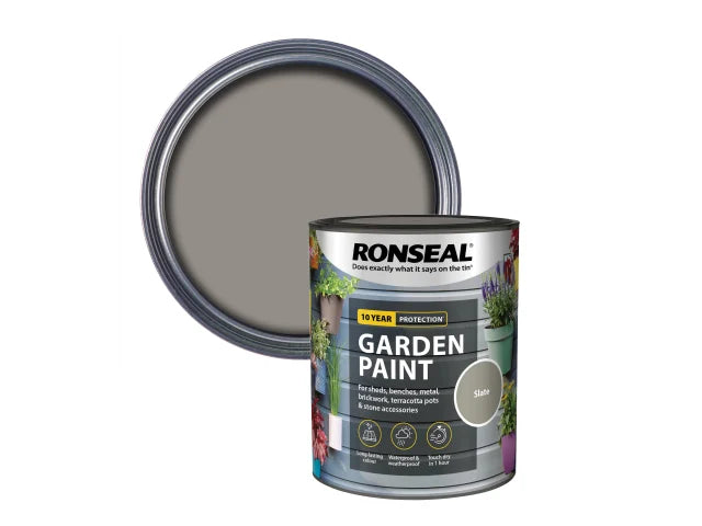 Ronseal Garden Paint Slate 750ml