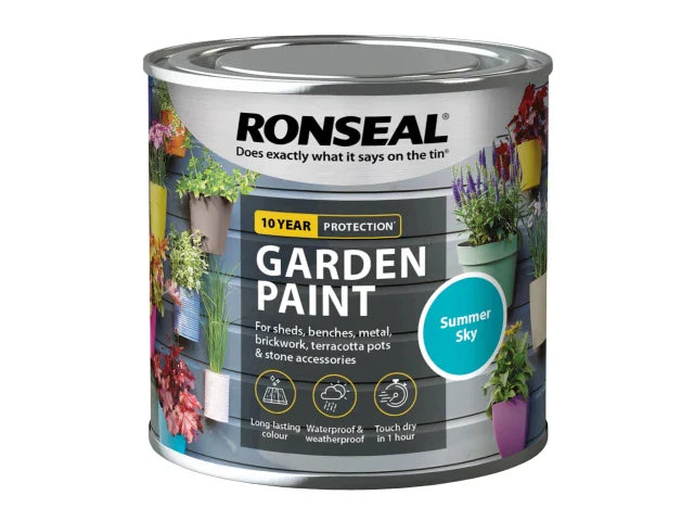 Ronseal Garden Paint Summer Sky 250ml