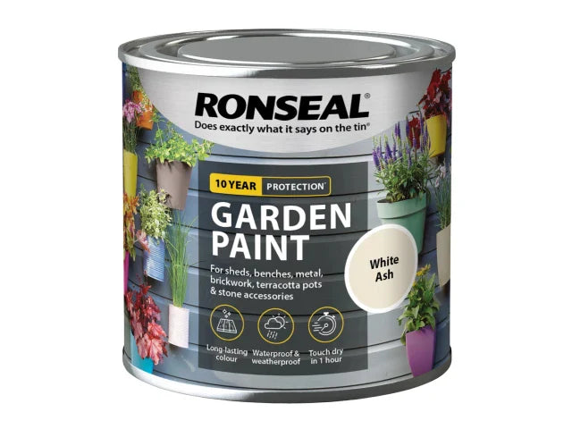 Ronseal Garden Paint White Ash 250ml